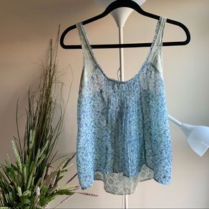 Abercrombie & Fitch pretty flowy tank // print